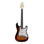 Rhythm MI-ST111 Electric Guitar Strat-style Solid Body Sss Pickups Maple Neck Red blue sunburst
