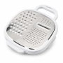 3-IN-1 Handheld Grater - Silver And White