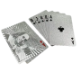 Silver Waterproof $100 Playing Cards
