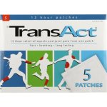 TransAct Muscle And Joints Pain Relief 12 Hour Patches 5 Patches