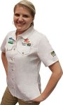 Tork Craft Vermont Ladies Cotton Shirt White Large TC00503