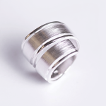 Bold Coco 925 Sterling Silver Ring - 58 Silver