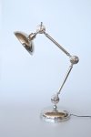 Large Silver Lamp Round Shade & Base 83CM