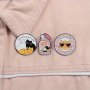 1pc/3pcs Cute Cat Brooch Pins Custom Kawaii Multi-Cat Brooches Lapel Badges Cartoon Animal Clothing Accessories