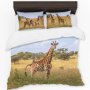 Giraffe Family Duvet Cover Set By Fanie Heymans King