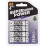 Aa Lithium Batteries 4 Pack