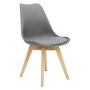 Nudekor - Emma Padded Chair - Grey