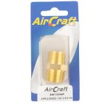 AirCraft Nipple Brass 1 2"X1 2" M m 1PC