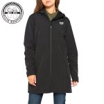 Jeep Ladies Longer Length Soft Shell Jacket - Black - 3XL