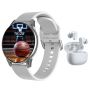 Smartwatch & Bluetooth Earbuds Gift Set For Women 1.52 HD Fitness Watch