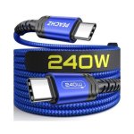 Peachz 240W USB C To USB C Cable Type C Fast Charger Cable 2 Meter Cord