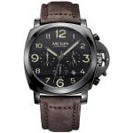 Megir 3406 "luminor" Chronograph Watch - Brown