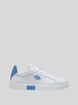 Mens Polys M Rhombus Sa Sneakers In White - White And Blue 10