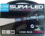 SL6027SB Scops 4 1200L Rechargable Torch With Accesories