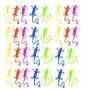 30 Stretch Sticky Lizard Mochi Squish Toys - Sensory Stress Party Favour