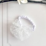 Dobby Dot Headband – White