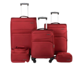 Pierre Cardin Lyon 5 Piece Set Red - Ys Travel Bags