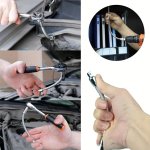 1PC 1 4 Inch Flexible Socket Adapter Extension Rod Ratchet Wrench Driver Socket For Electrical Spanner Drill Tools Accessories