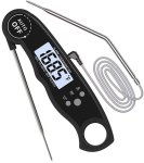 Food Cooking Thermometer With Two Probe Instant Read Thermocouple Kitchen Thermometer