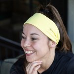 Stretch Twist Headband - Yellow