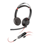 Polo Poly Blackwire 5220 Stereo Usb-c Headset With Usb-a Adapter 8X231A6