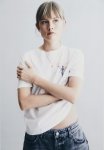 T-Shirt With A Motif - White Nirvana
