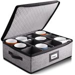 Coffee Mug Storage Quilted And Stackable Coffee Cup Storage Organizer For Service Of 12 Mug Storage Box With Dividers Mug China