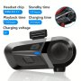 Kihous Earphone Music Player Wireless Motorcycle Helmet Headset