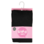 Plain Black Girls Tights 6-7 Years