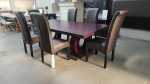 Knight Dining Table With 6 Brand New Chairs