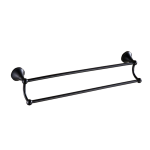 BTB020- Blackened Brass Double Towel Rail
