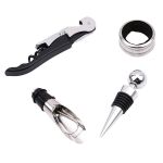 4 In 1 Stainless Steel Red Wine Bottle Opener Set
