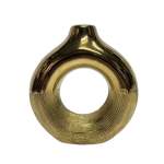Goldair Gold Donut Vase 16X16CM