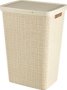 Curver Jute Laundry Hamper Off White