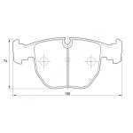Kbc Brake Pads Front For Bmw