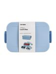 3 Piece Blue Lunch Box - None Assorted