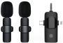3 In 1 Wireless Microphone Wireless Lavalier Compatible With Iphone Ipad Android Camera