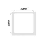 NB184 - - B1 B21 B3S B4 - 30X30MM - 230 White Labels