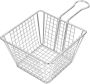 1 Piece Stainless Steel Frying Basket Strainer For French Fries And Snacks