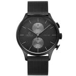 Gran-charcoal Dual Time Mesh Strap V196GUBBMB