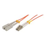 1M Fibre Patch Lead Dup Mm 50 125 OM2 Lc sc