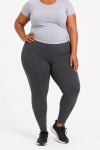 Lds Twill 5PCKT Stretch Pants - 60 Chcoal