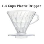 Coffee Accessories Dripper Resin Filter Compatible 1-4CUPS