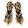 Bohemian Large Long Tassel Beaded Earrings Handmade Boho Native S