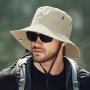 Classic Retro Breathable Uv Protection Fisherman Hat Solid Color Style Portable Folding Bucket Hat For Hiking Fishing Outdoor Sports