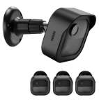 Blink XT4 Camera Wall Mount Protective Cover & Bracket Black 3PK