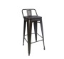 Replica Tolix Bar Chair With Wooden Seat