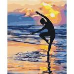 Adult Painting By Numbers - Ballet On The Beach
