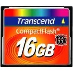Transcend TS16GCF133 Compact Flash Card - 16GB - 133X