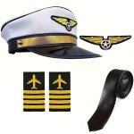 Pilot Set – Hat Epaulettes Broches Tie